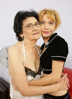 Hairy Granny Getting Licked By A Hot Babe