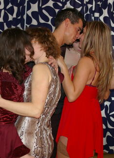 Loads Of Horny Mature Women And One Throbbing Cock