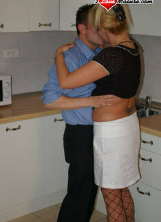 Horny Blonde Mature Slut Sucking And Fucking