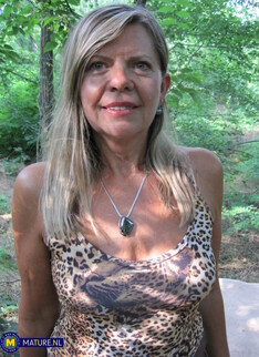 Mature.nl - Horny Constance is a mature nympho that loves fucking and sucking in public