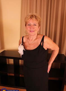 Marina T. is a 70 year old cockhungry grandma who wants to fuck the neighbors hard cock off!