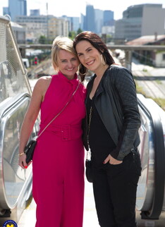 Two mature ladies have set a date for their lesbian affair