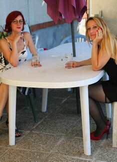 Two naughty moms find eachother in bed