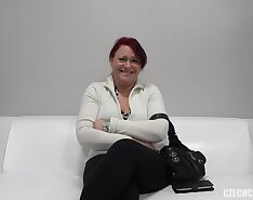 Mature woman, Monica has big, natural tits and likes to suck cocks all the time