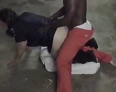 Black D.O.C. Inmate Fucks Police Officer In Jail