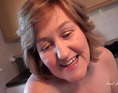 Your 58yo Curvy Mature Housewife Mrs. Kugar Sucks Your Cock In The Laundry Room (pov) - Teaser Video