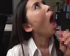 General Affairs Department: Busty Office Lady Harasses Her Coworkers With Ayako Kirishima