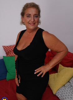 Chubby housewife doing her toy boy