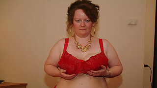 Big Titted German Housewife Playing With Her Toys