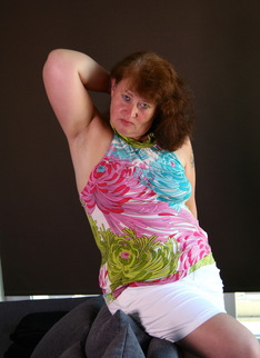 Horny Dutch mature BBW getting dirty