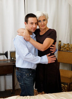 This mature lady loves having fun with her toy boy