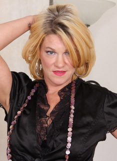 Hot and steamy American housewife stripping