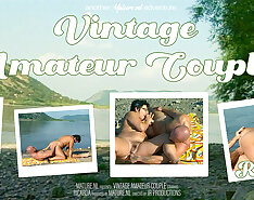 Vintage amateur couple having outdoor sex with each other where everyone can see them!