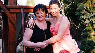 Naughty Old And Young Lesbians Have Fun
