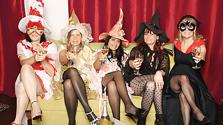 Its A Steaming Old And Young Lesbian Halloween Party