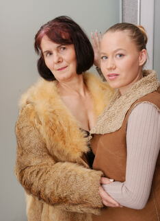 Horny Old And Young Lesbian Couple Go Wild