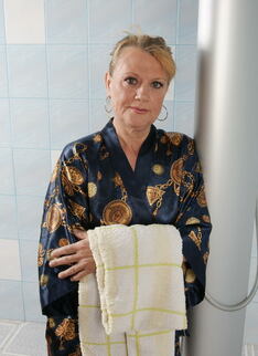 Horny Mature Slut Playing Alone In The Bath And Sauna