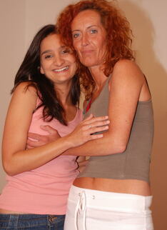 Old And Young Lezzies Getting Warm And Naughty