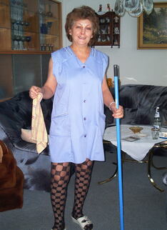 Mature Housemaid Getting Naked And Dirty