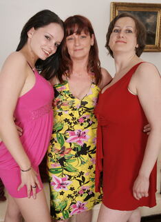 Three Old And Young Lesbians Love To Get Naughty
