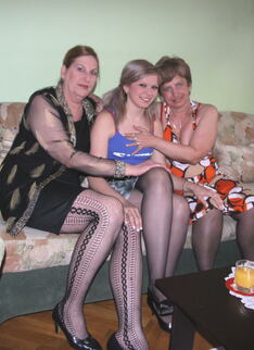 One Hot Babe Gets Down With Two Mature Lesbians