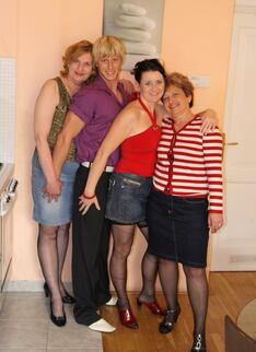 Three Mature Sluts Take On One Hard Cock
