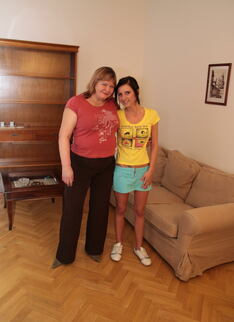 Chubby Mature Lesbian And Her Teeny Lover In Action