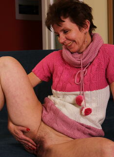 Mature Woman Playing With Hot Toy