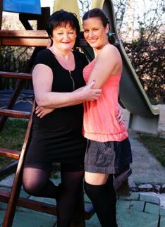 Horny Old And Young Lesbians Have Fun At Their Vacation House