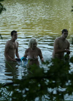 Mature Slut Fucking Two Dudes In The Woods