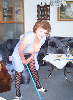 Mature Housemaid Getting Naked And Dirty
