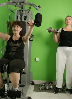 Mature Women Getting Naked During Gymclass