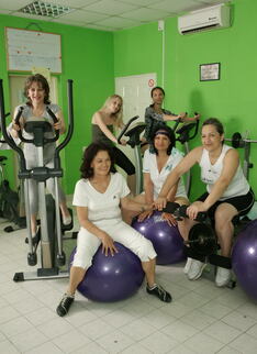 Mature Women Working Out With And Without Clothes On