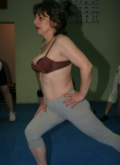 Mature Women Working Out With And Without Clothes On