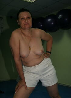 Mature Women Working Out With And Without Clothes On