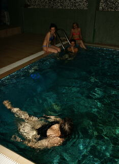 See Naked Women Unwind In An All Female Mature Sauna
