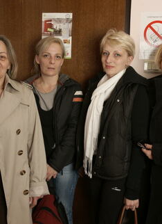 All Is Relaxed And Well In This All Female Mature Sauna