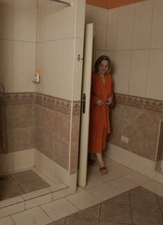 All Is Relaxed And Well In This All Female Mature Sauna
