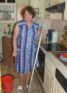 This Housewife Loves To Get Naked In The Kitchen