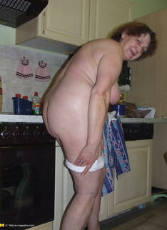 This Housewife Loves To Get Naked In The Kitchen