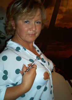 Mature Slut Rita Gets Kinky With Her Scissors