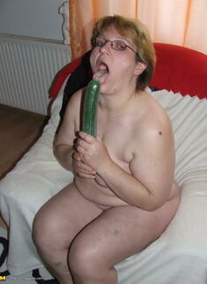 Mature Slut Getting Nasty With A Cucumber