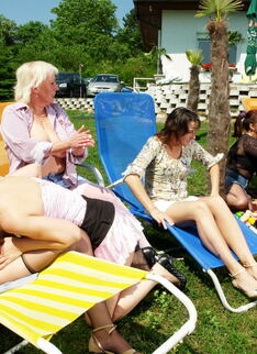 A Very Special Old And Young Lesbian Gang Bang