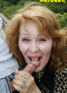 Granny Loves A Good Cock In The Forest
