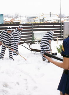 This Teeny Guard Gets It Good From The Inmates