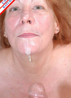 This Red Mature Slut Sure Loves That Cock
