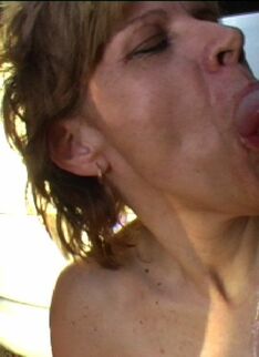 This Horny Mature Slut Loves Sucking Cocks