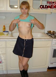 Small Tits And An Old Dick