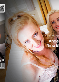 Mature.nl - Mature Angelica, Andrea and Nina Blonde found out that young Casey N. is a lesbian