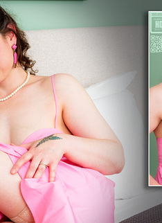 Mature.nl - Small breasted and shaved MILF Aurora Frost loves playing with her naughty toy